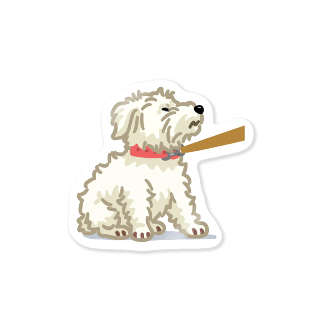 おてくるのジャック・ラッセル・テリア (ラフ/ホワイト)/Jack Russell Terrier(rough/white) 38/40 Sticker