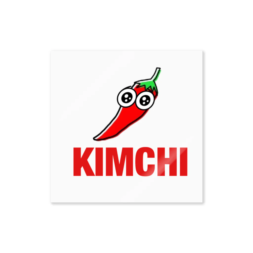 【公式】キムチちゃん / Kimchi-chanの唐辛子ステッカー Sticker