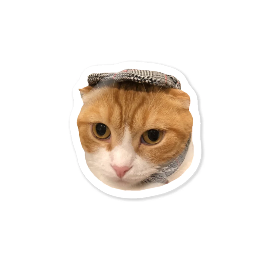 めいちゃんの甘えんぼショップのチー牛猫めいまくん。 Sticker