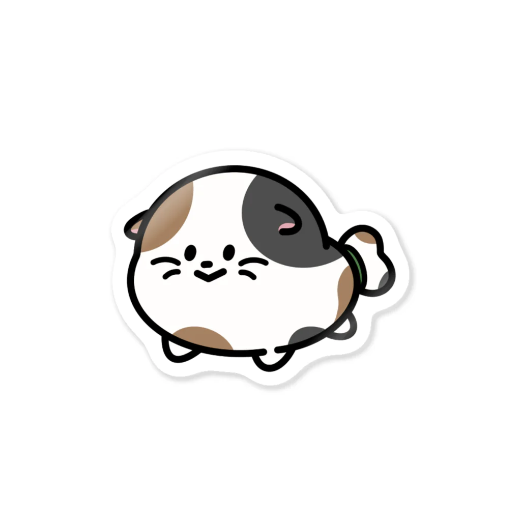 TinyCorporationのカチョカヴァロ犬“トビミケ” Sticker
