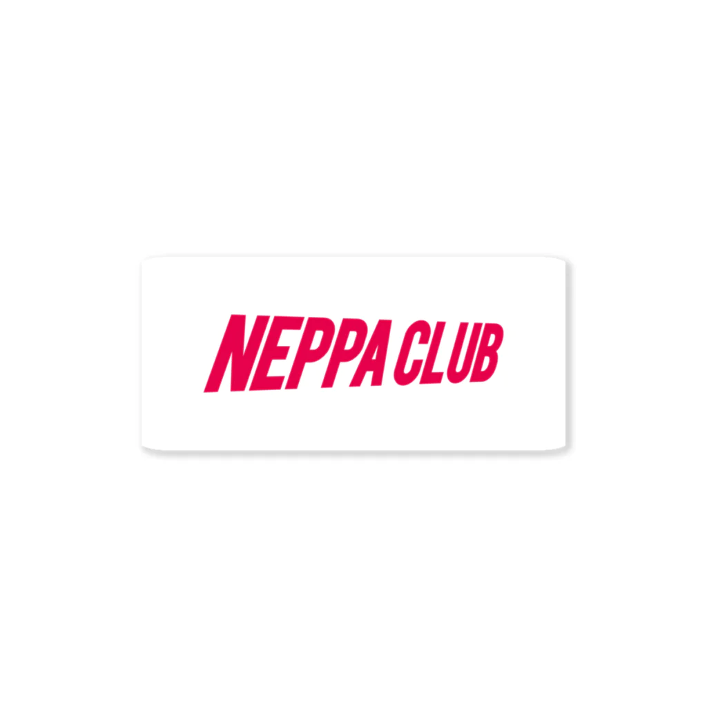 NEPPA CLUBのBOXロゴステッカー 스티커