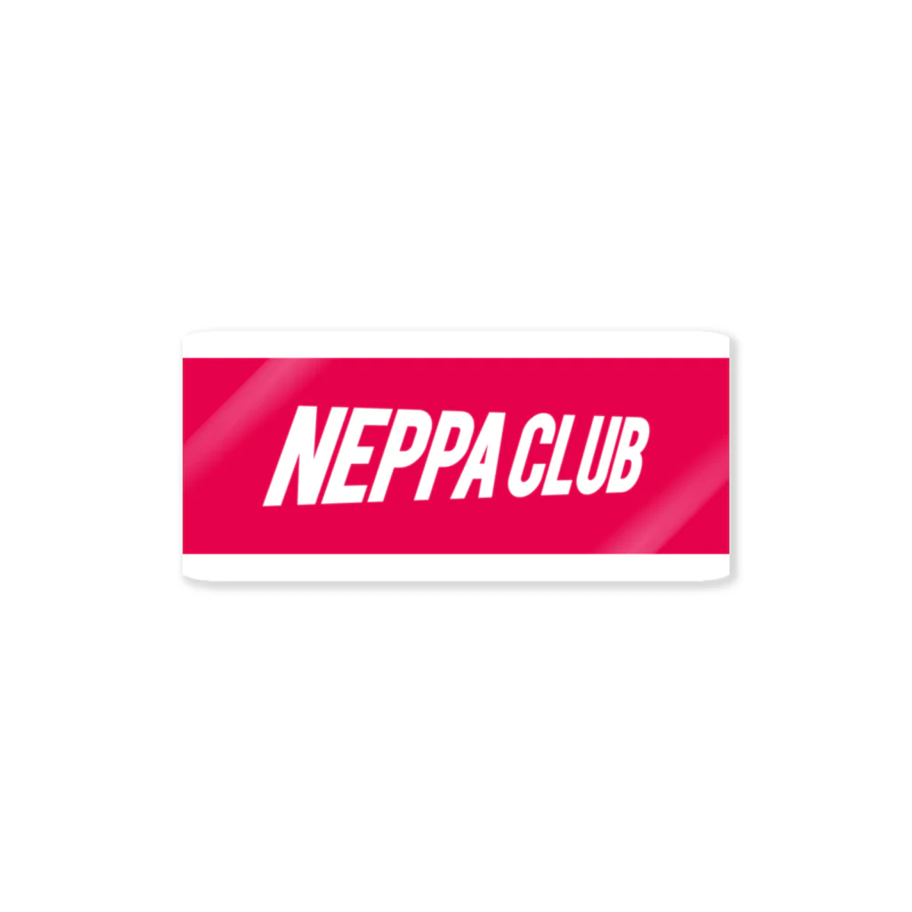 NEPPA CLUBのBOXロゴステッカー ステッカー