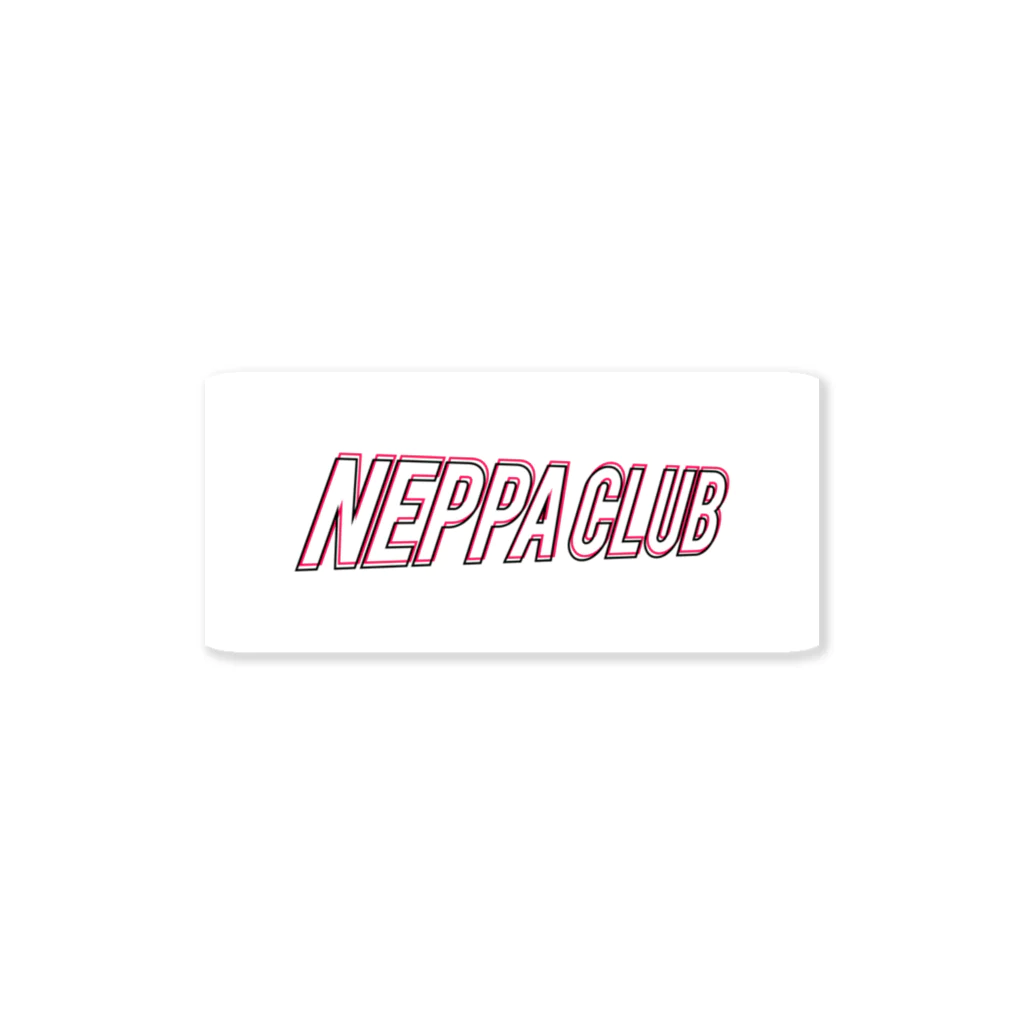 NEPPA CLUBのBOXロゴステッカー Sticker