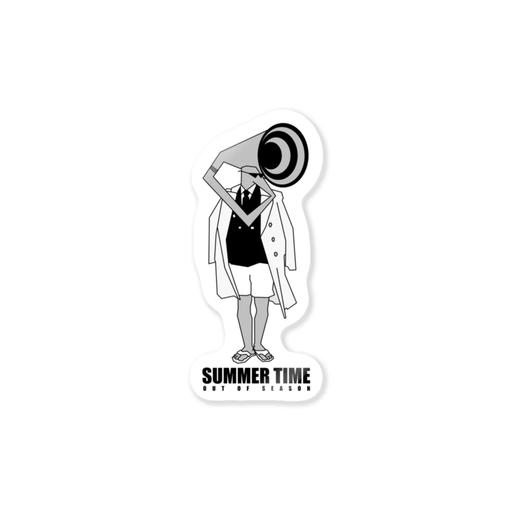 mosmos storeのSUMMER TIME ステッカー