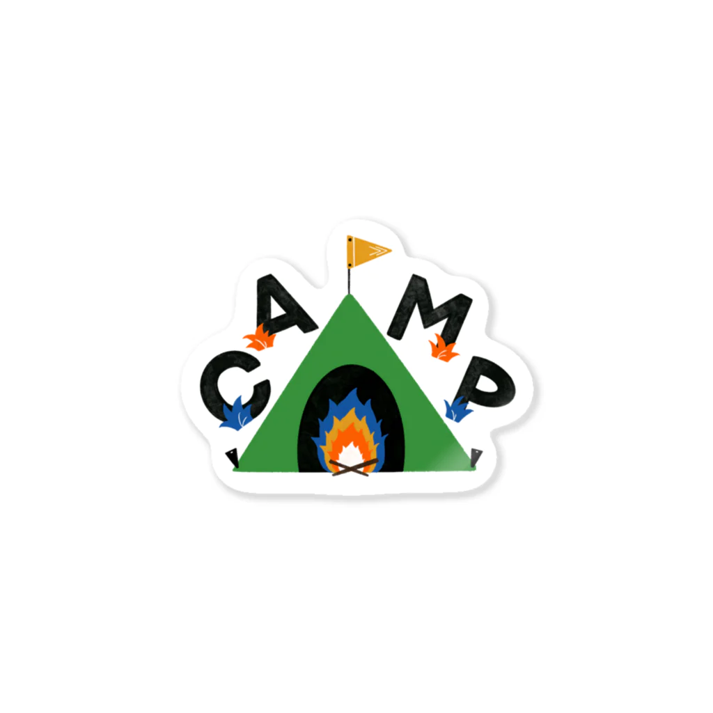 RenkonmaruのLet’s go camp ! Sticker