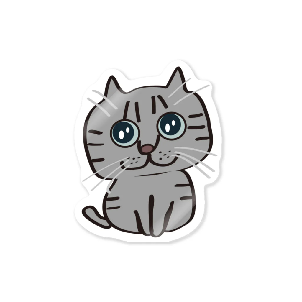 やまじろショップの【背面マーク】やまじろ猫ちゃん Sticker