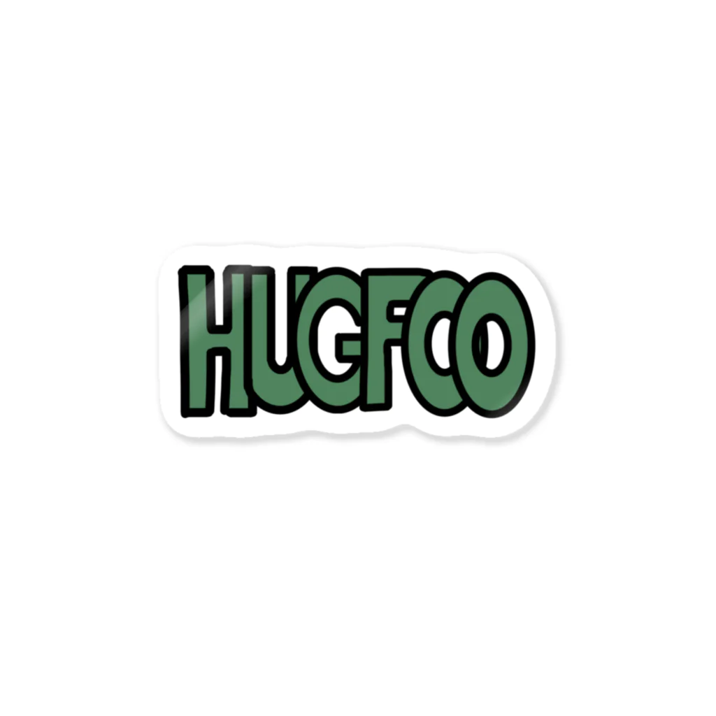 HugfooのHugfoo sticker (green) ステッカー