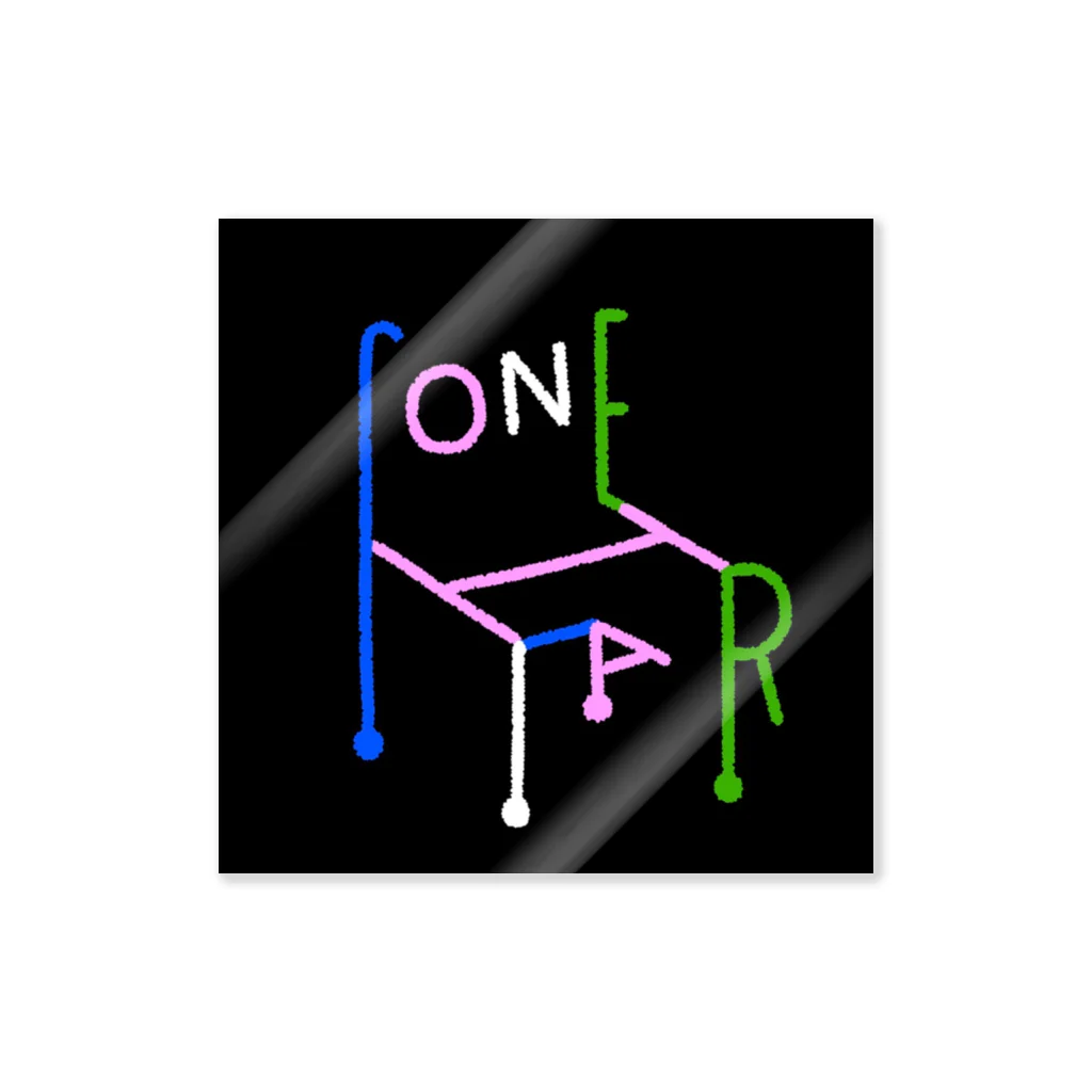 ONE CHAIR オンラインショップのONE CHAIR Sticker