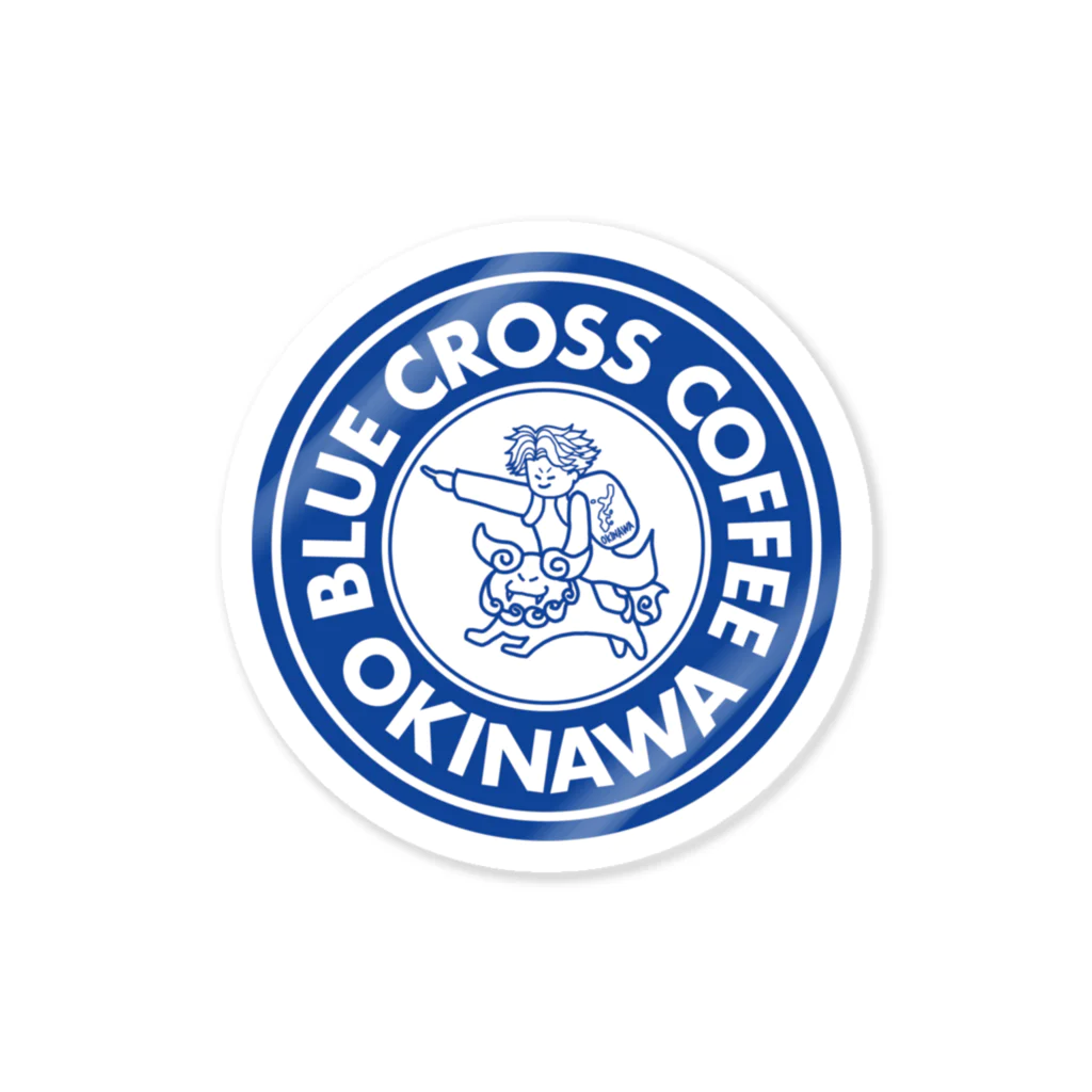 BlueCrossCoffee公式グッズショップのBlueCrossCoffee ステッカー