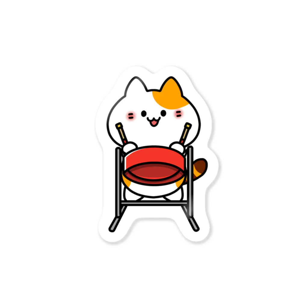  ふじねこ屋のテナーパンねこ Sticker