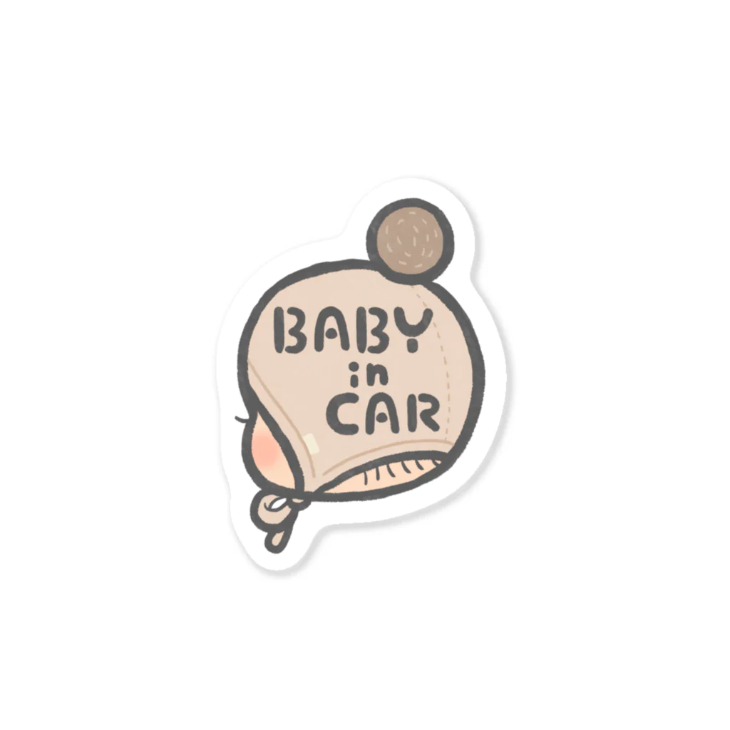 hibikのbabyincar_pompom Sticker