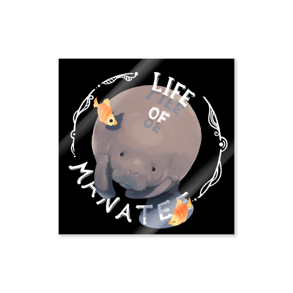 YouStoreのLife of Manatee ライフ・オブ・マナティー Sticker