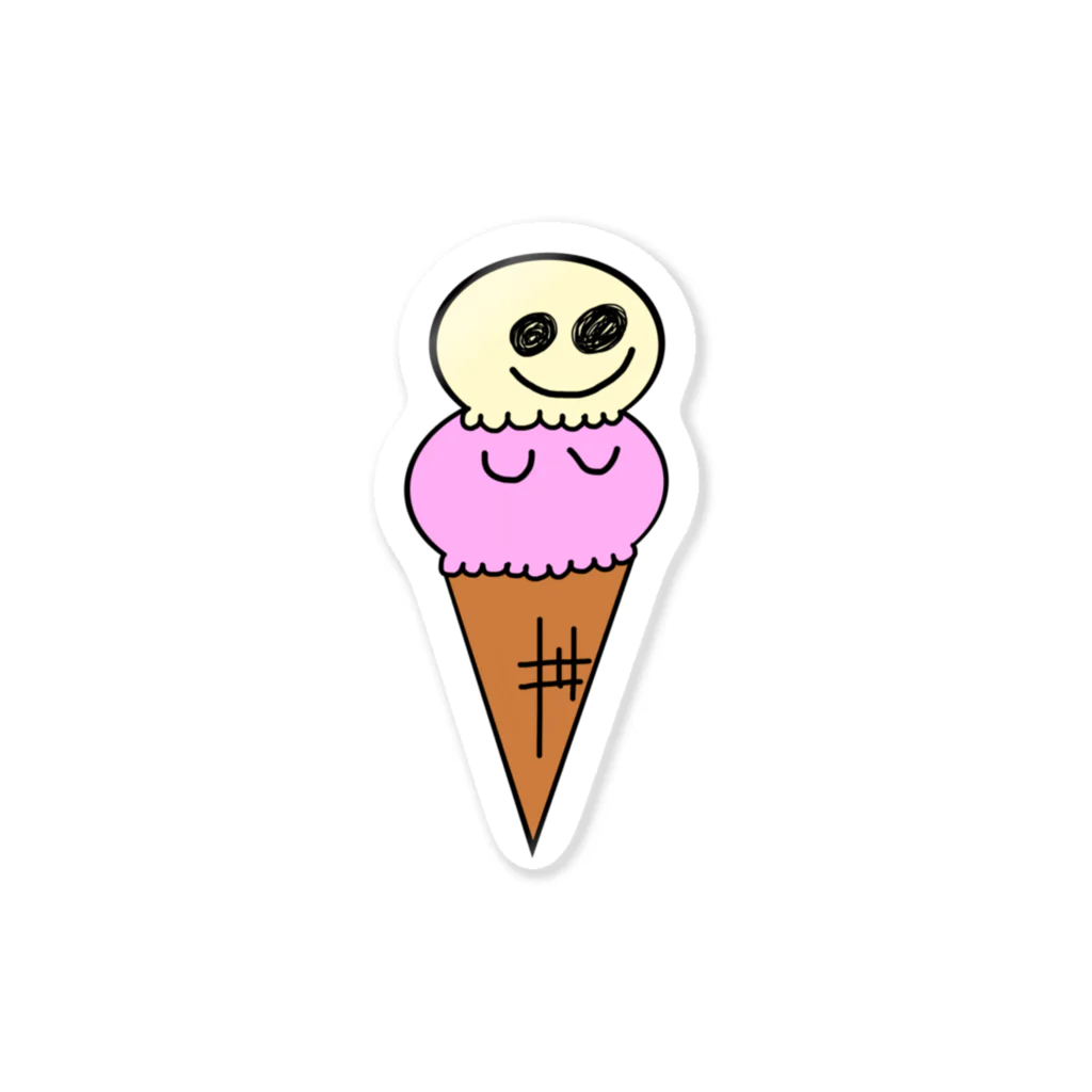 Харукаの👻 Ghost ice🍦 Sticker