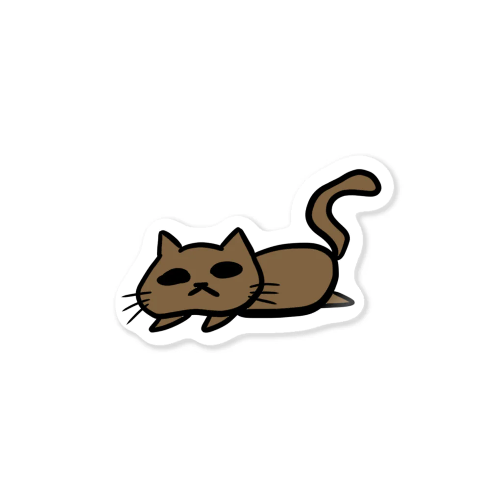 coinsの茶色猫 Sticker
