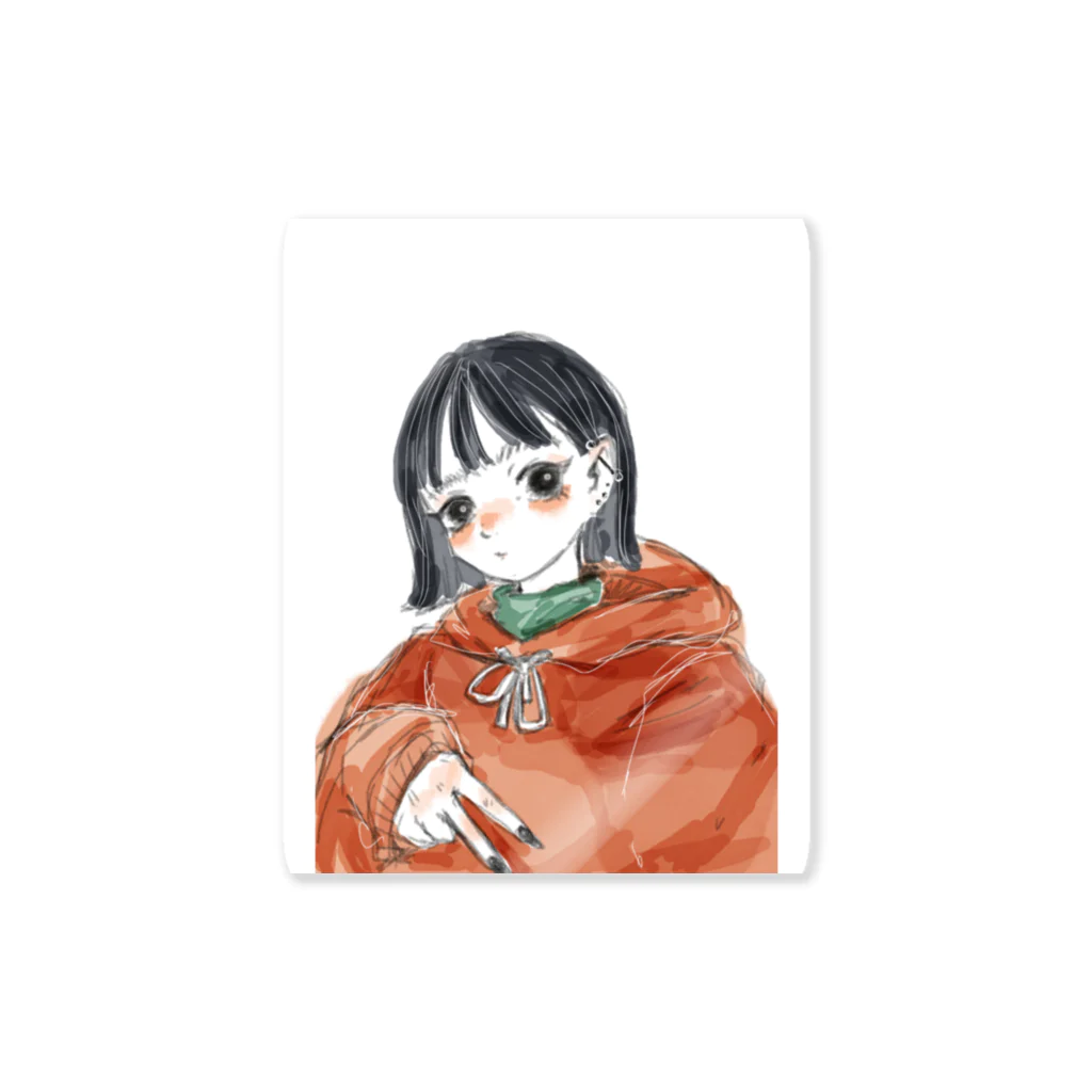 天麩羅堂の女子女子 Sticker