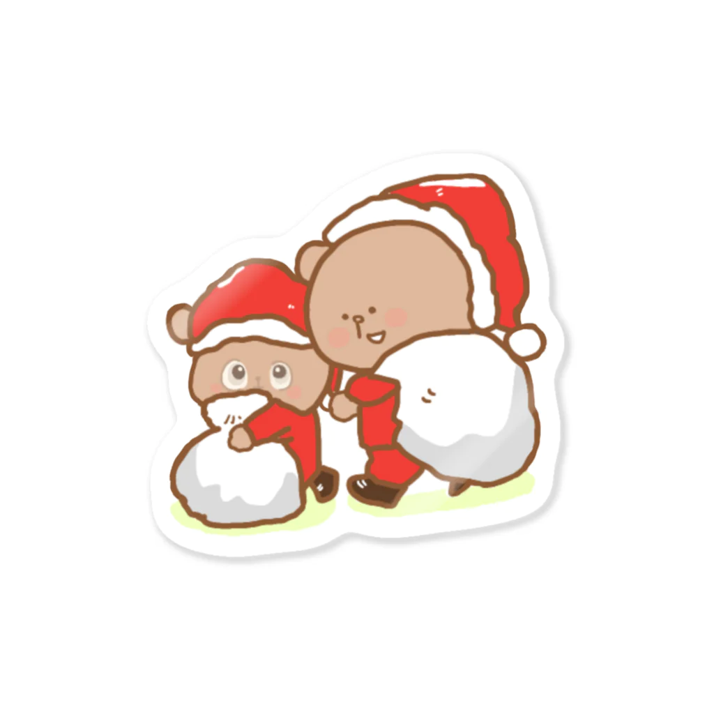 OcHAcO Co.のくまおたちのクリスマス Sticker