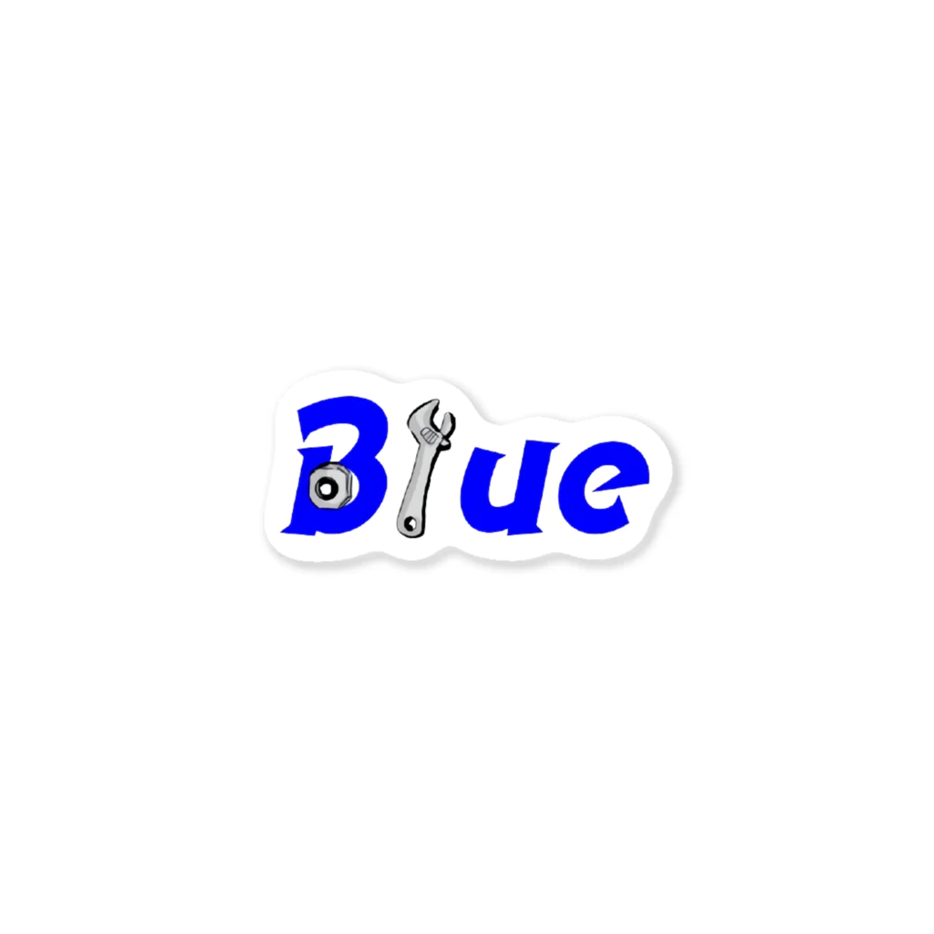 blueのblue ステッカー