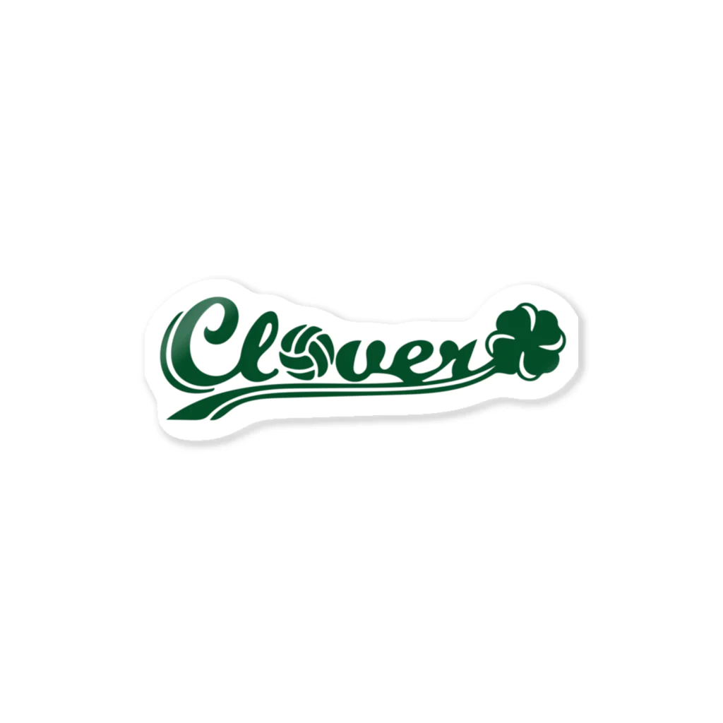 CloverのClover 緑 ステッカー