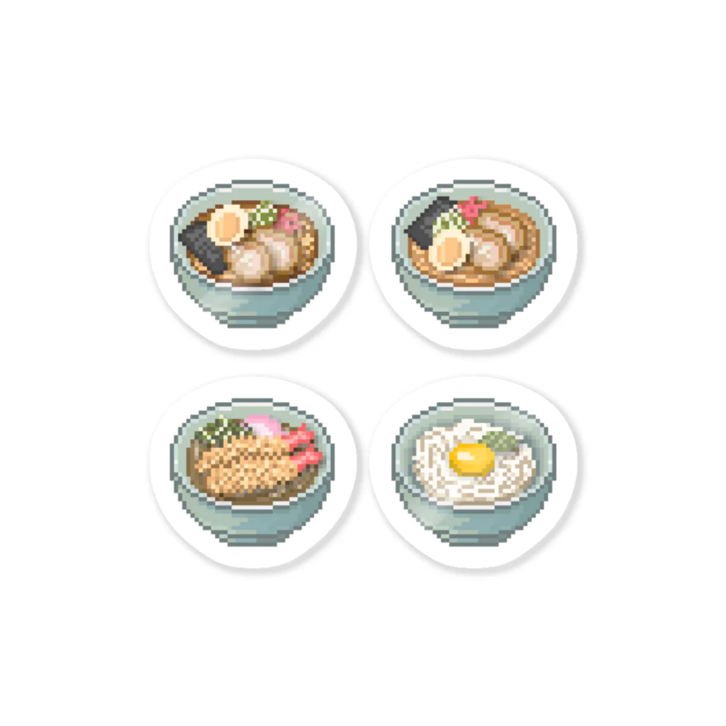 猫と釣り人のFOOD_ST_7 Sticker