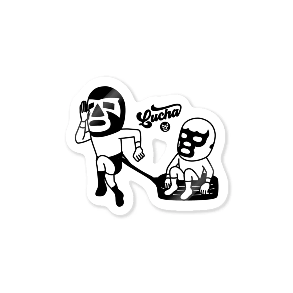 LUCHAのLUCHA#106mono Sticker