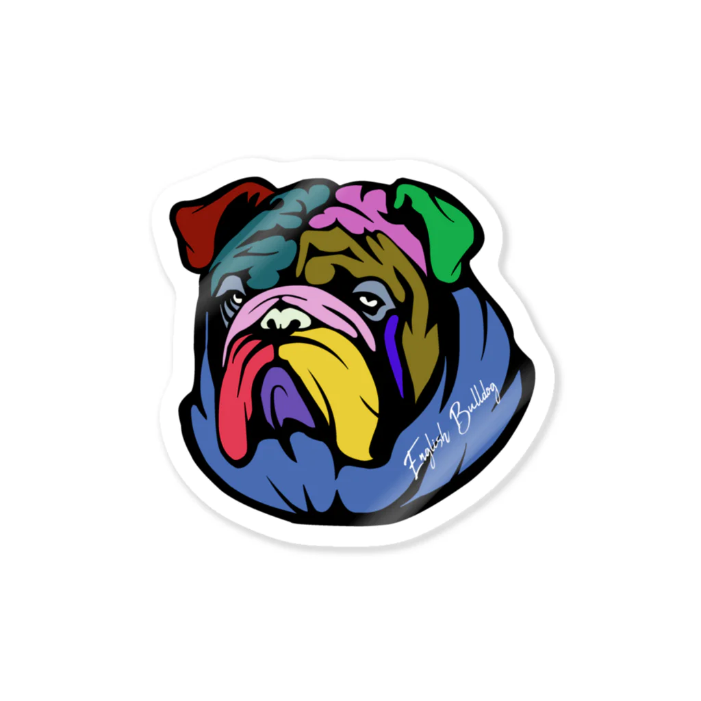 JOKERS FACTORYのBULLDOG ステッカー