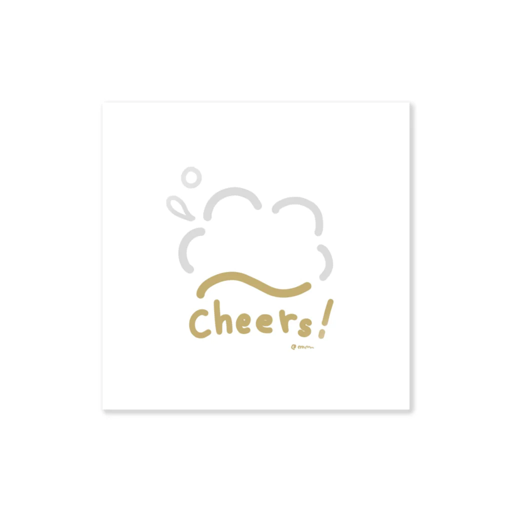 @mmのCheers ステッカー