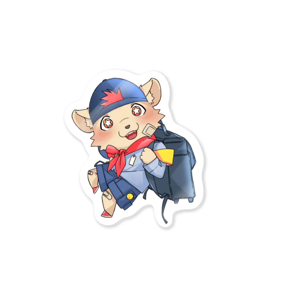 ガオウ ライオンハートのおでかけガオウ Sticker