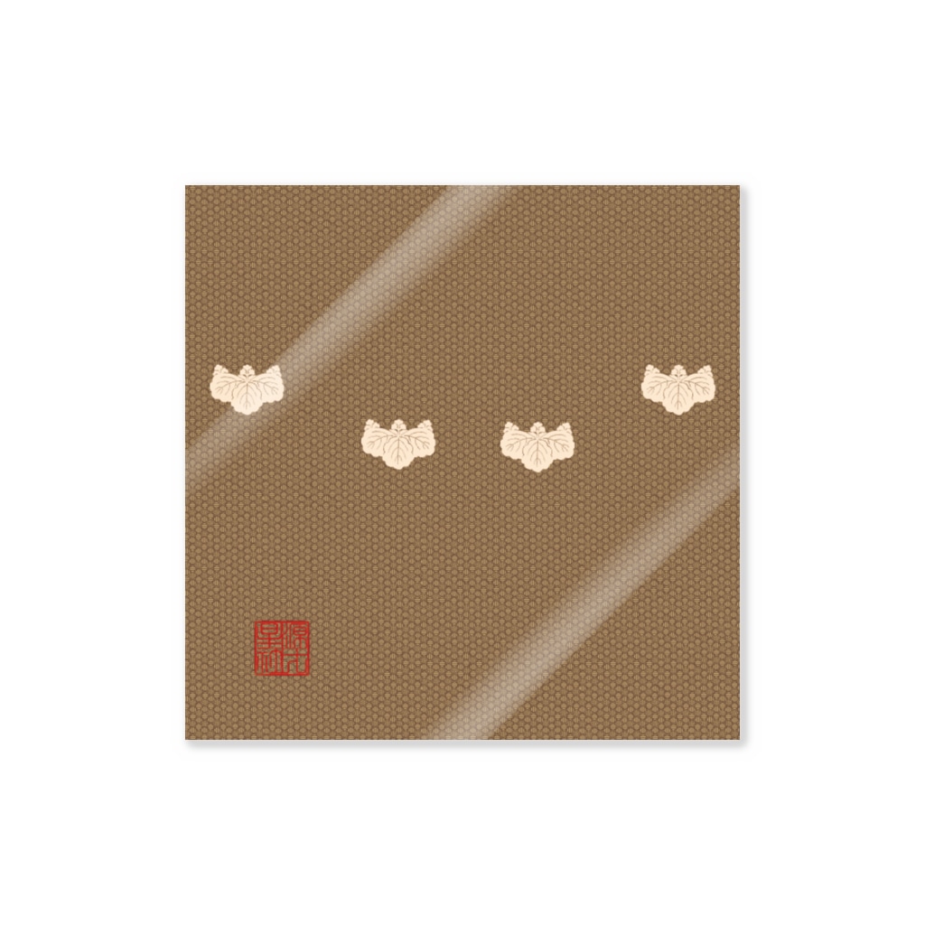 Rigelの小文地桐紋付韋胴服柄 Sticker