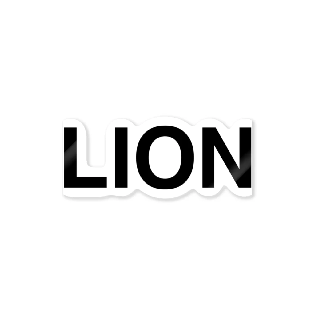 TOKYO LOGOSHOP 東京ロゴショップのLION-ライオン- Sticker