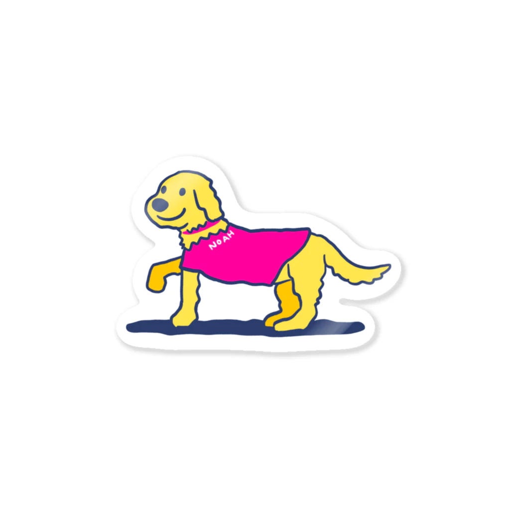 犬派のおみせのノアちゃんシール Sticker