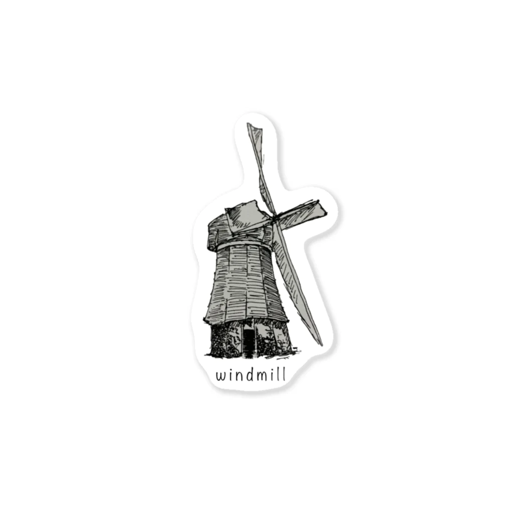 かざぐるまのwindmill goods Sticker