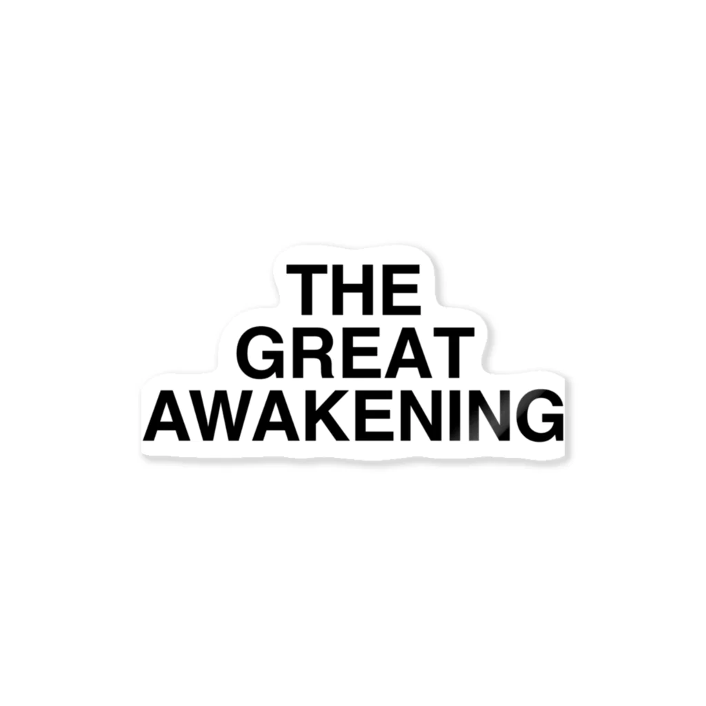 TOKYO LOGOSHOP 東京ロゴショップのTHE GREAT AWAKENING-QAnon- Sticker