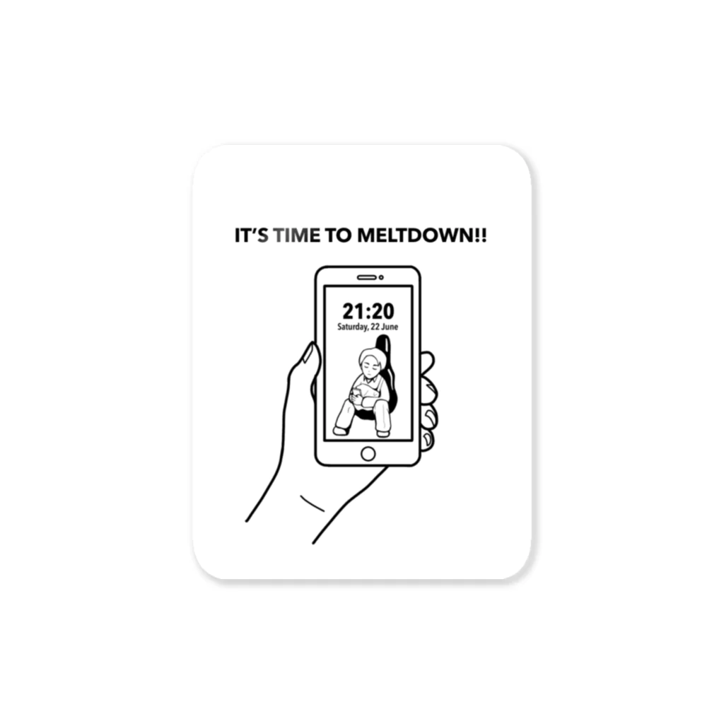 KOBAYASHI MELTDOWN.jpのTIME TO MELTDOWN Sticker