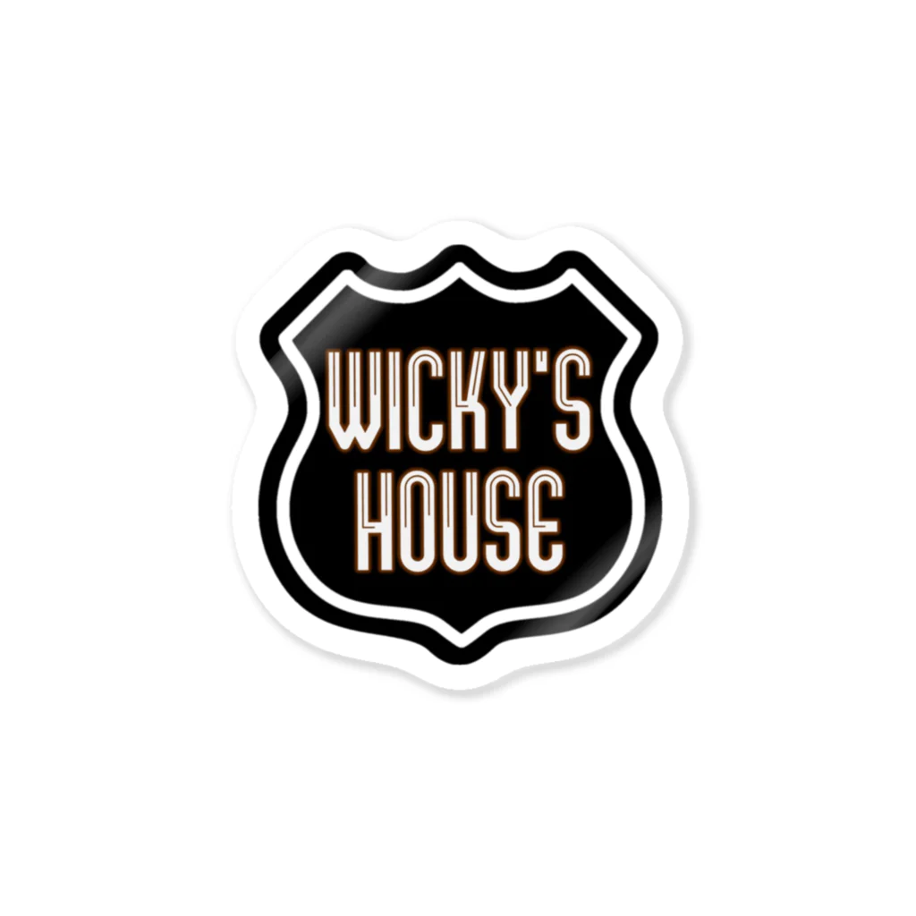 WICKY'S HOUSEのWICKY'S HOUSE ステッカー