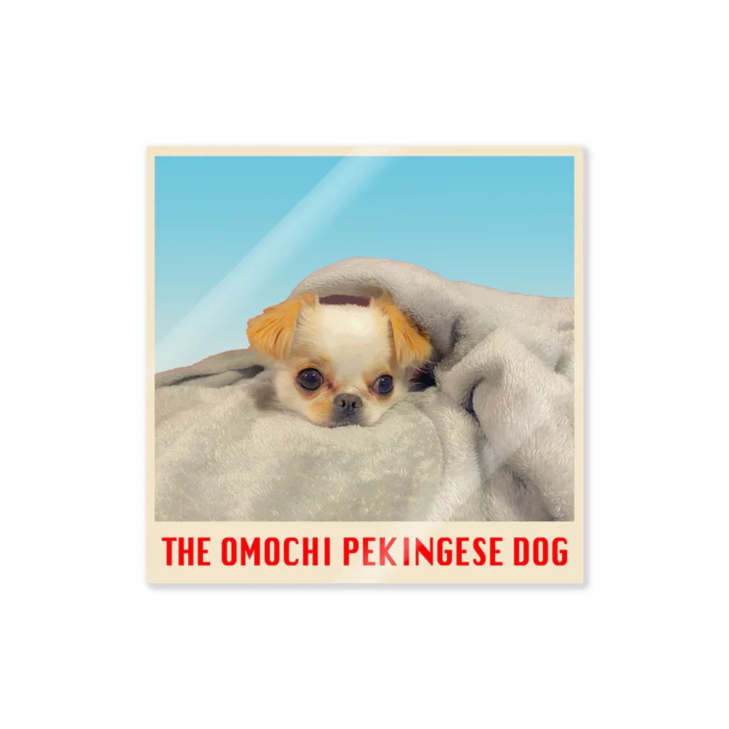 omochihuahuaのthe pekingese dog ステッカー