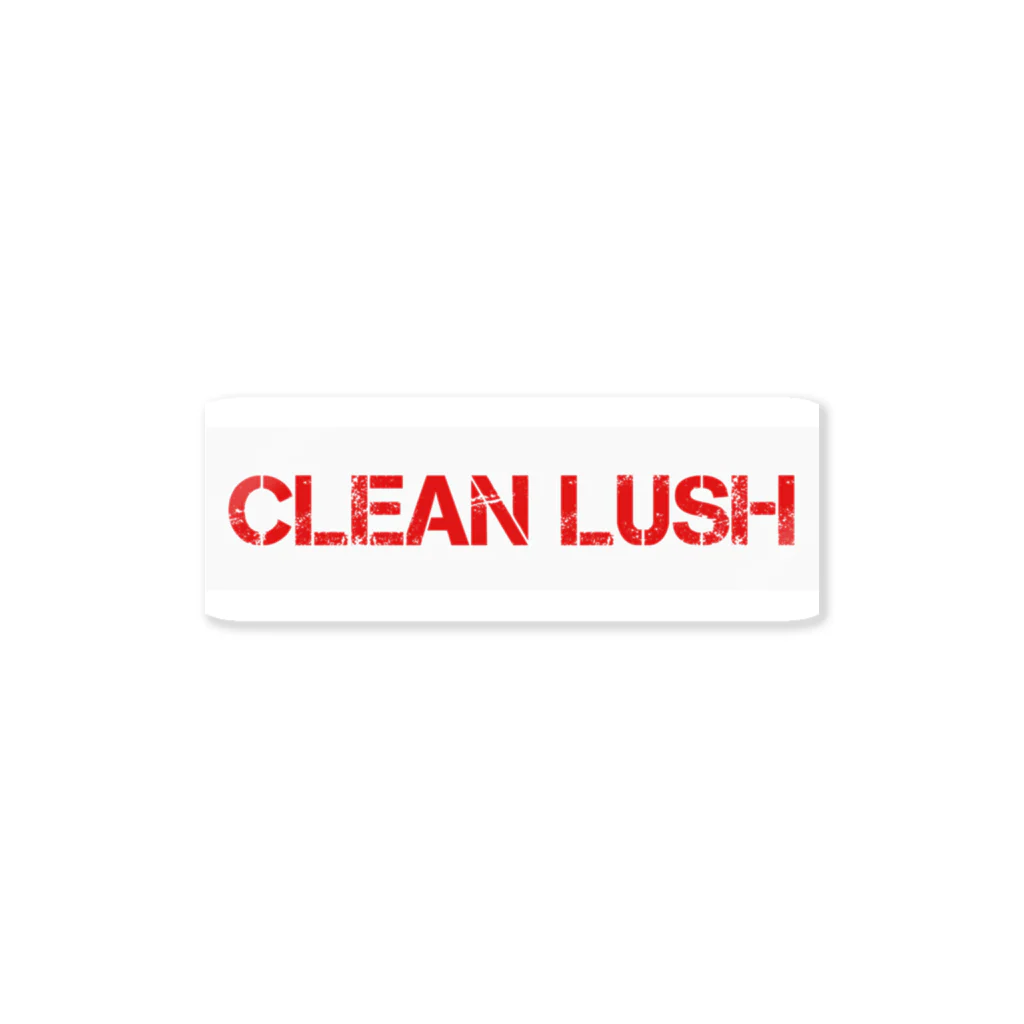 Clean Lushのオリジナルステッカー ステッカー