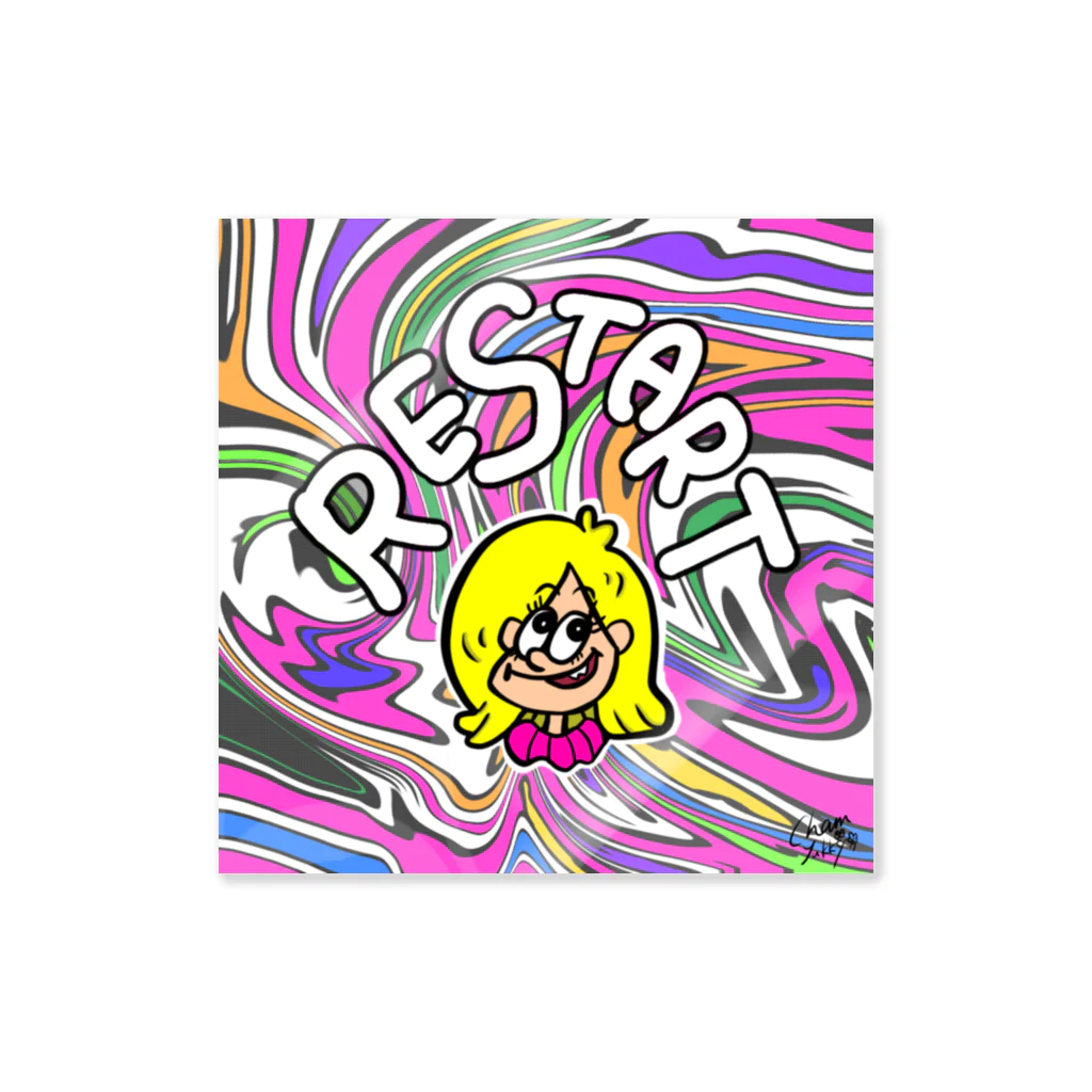 ☆cham_yukky☆のリスタート☆① Sticker