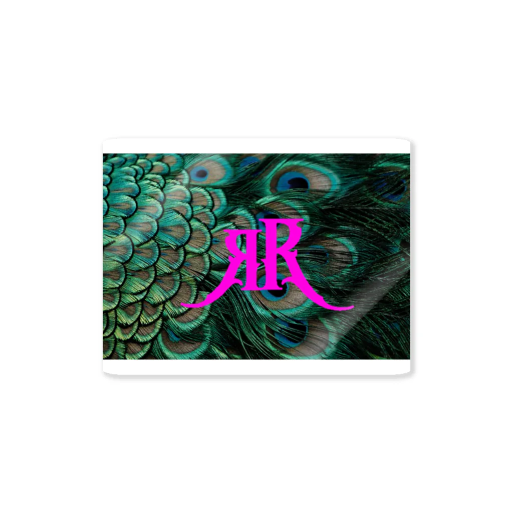 Black Rain/яR STOREのяR Peacock series Sticker