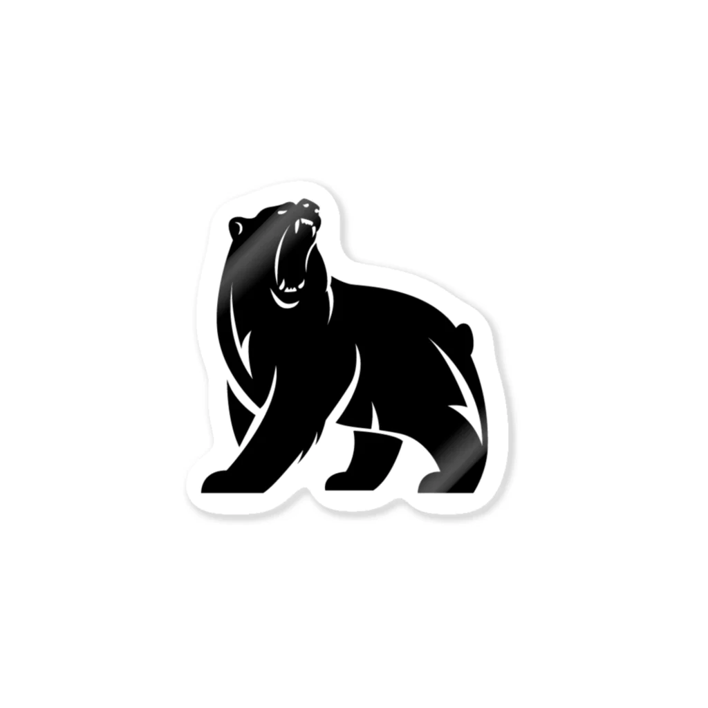 S T C K R S /ステッカーズのRoar Bear ほえる熊 Sticker