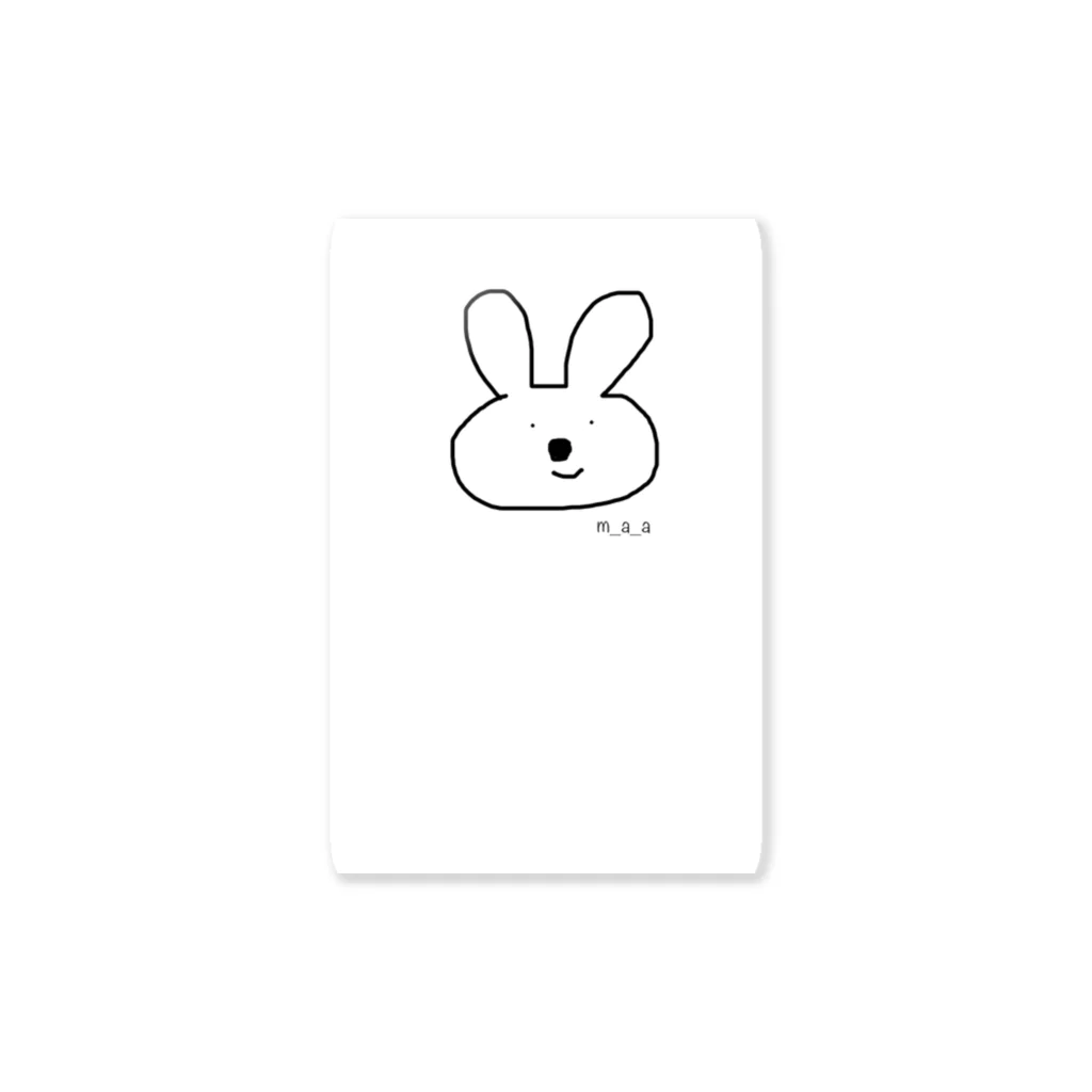 まあのおみせのまあのうさぎ Sticker