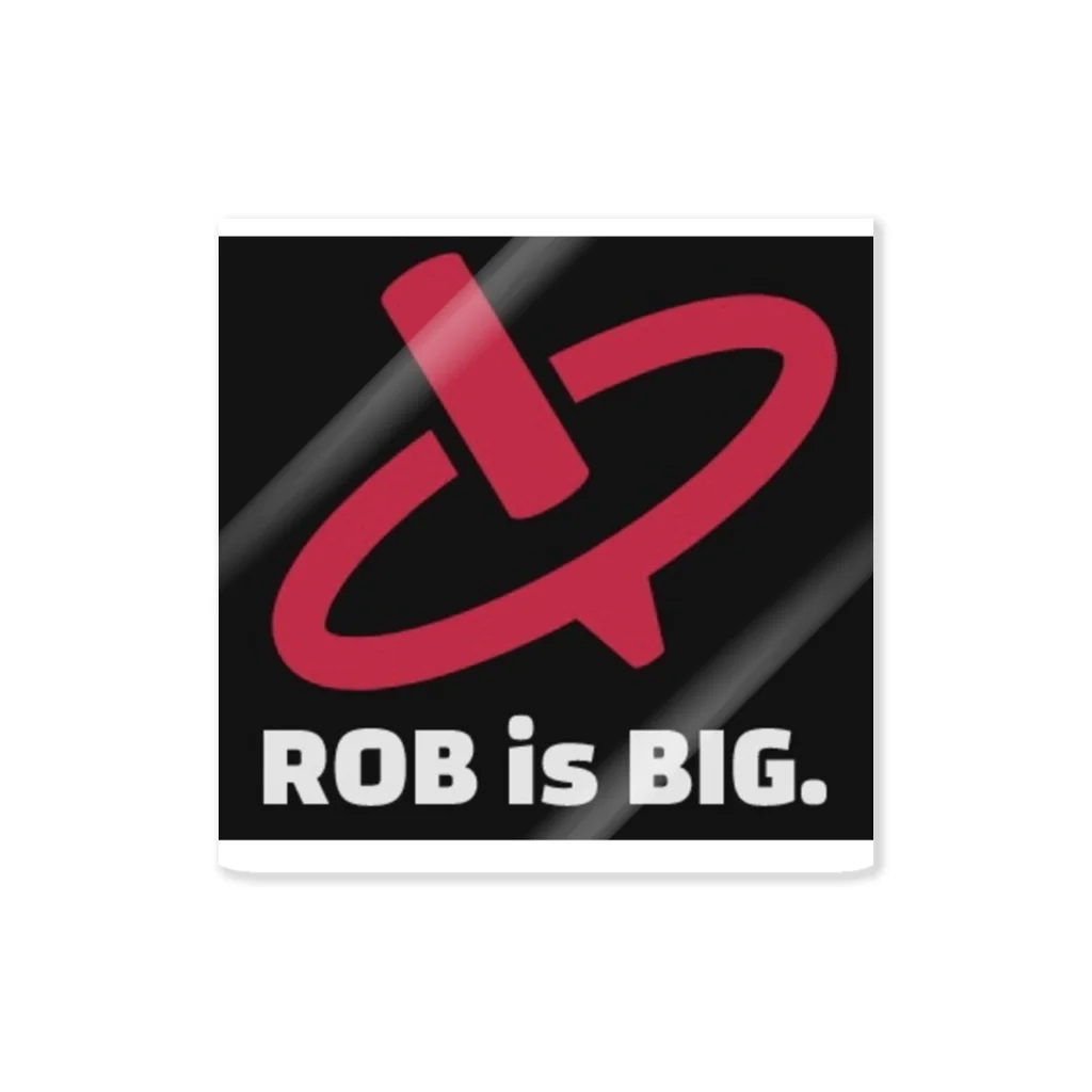 銀河のROB is BIG.(黒枠) ステッカー