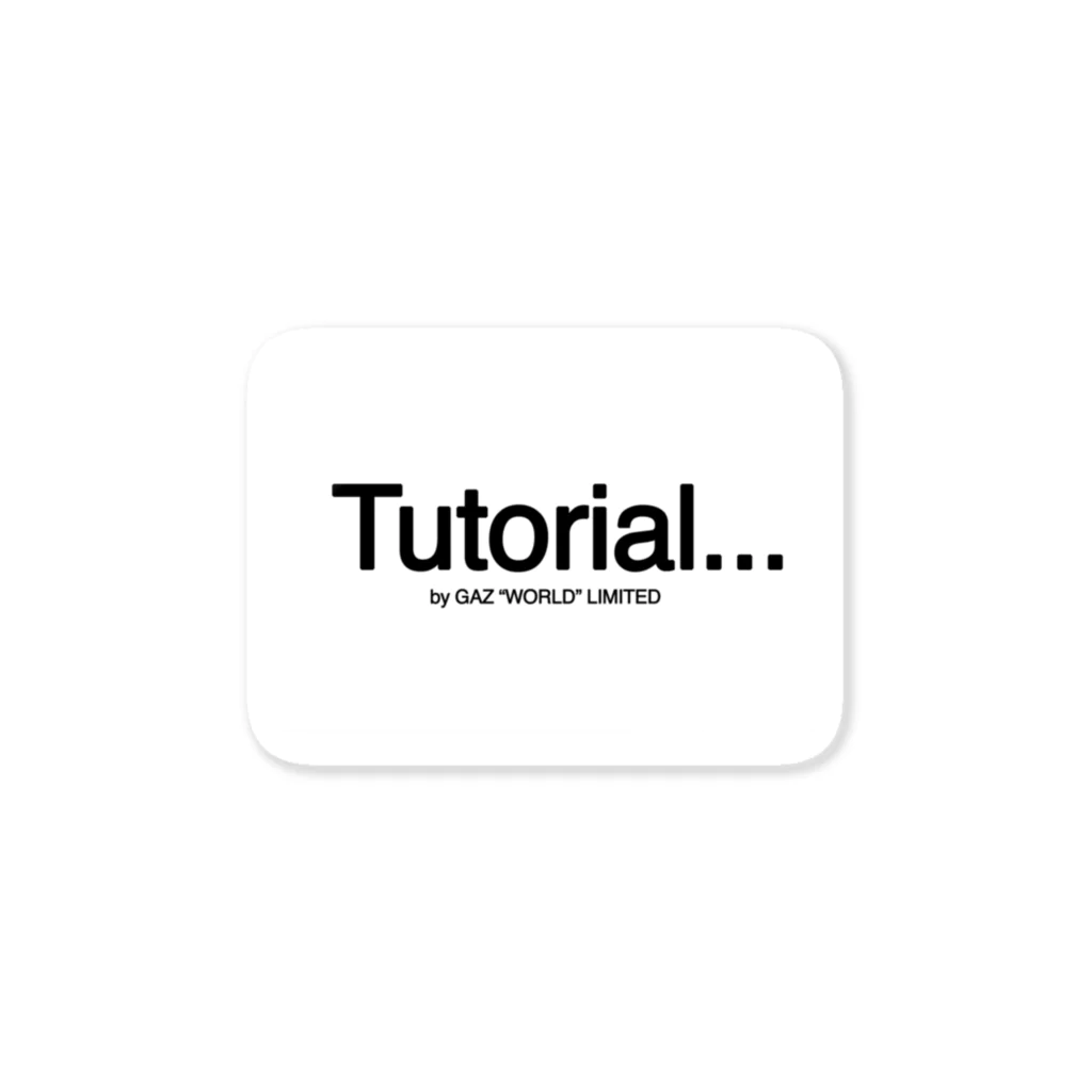 gazoieのTutorial...ステッカー ステッカー
