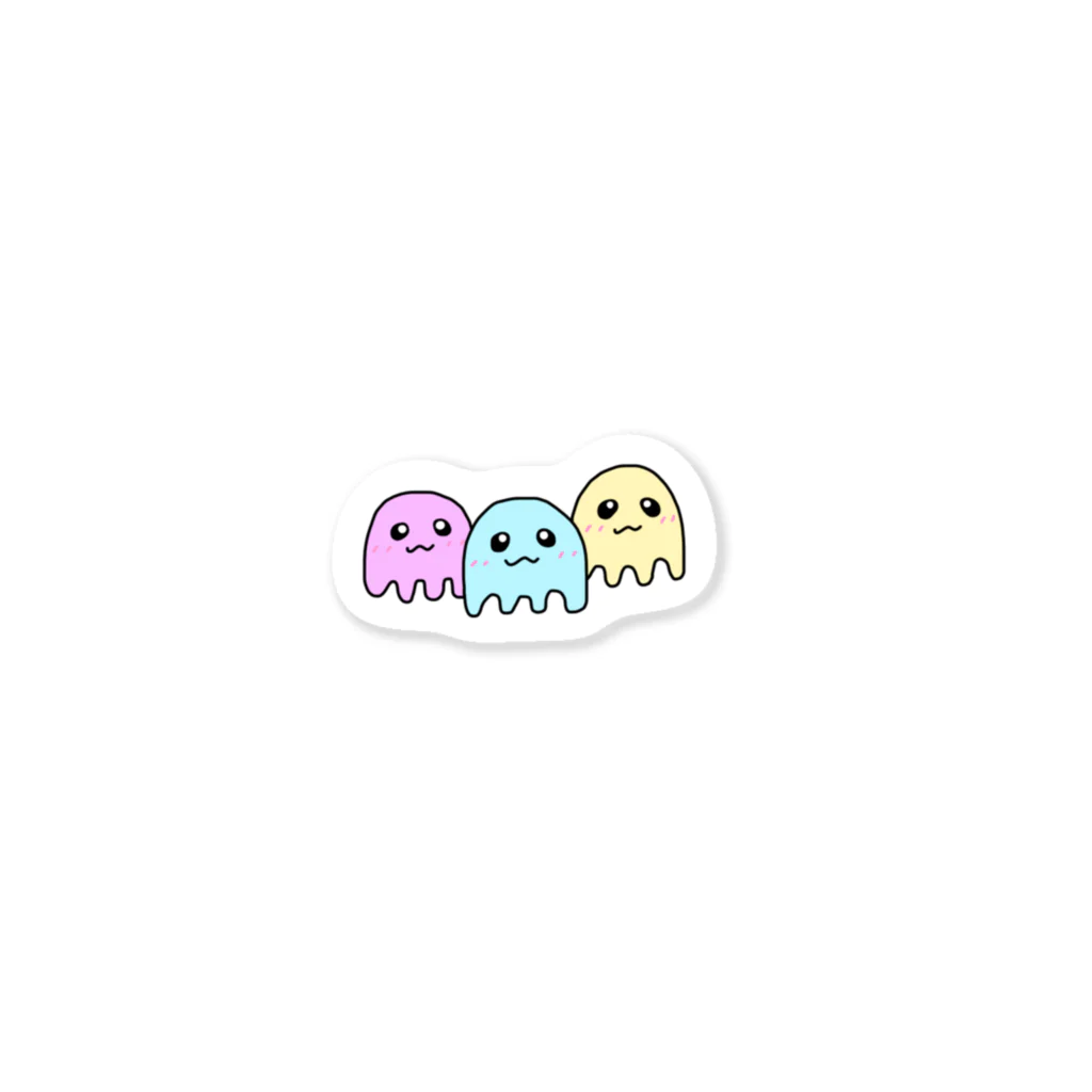 なしこはうすのくらげ三姉妹 Sticker