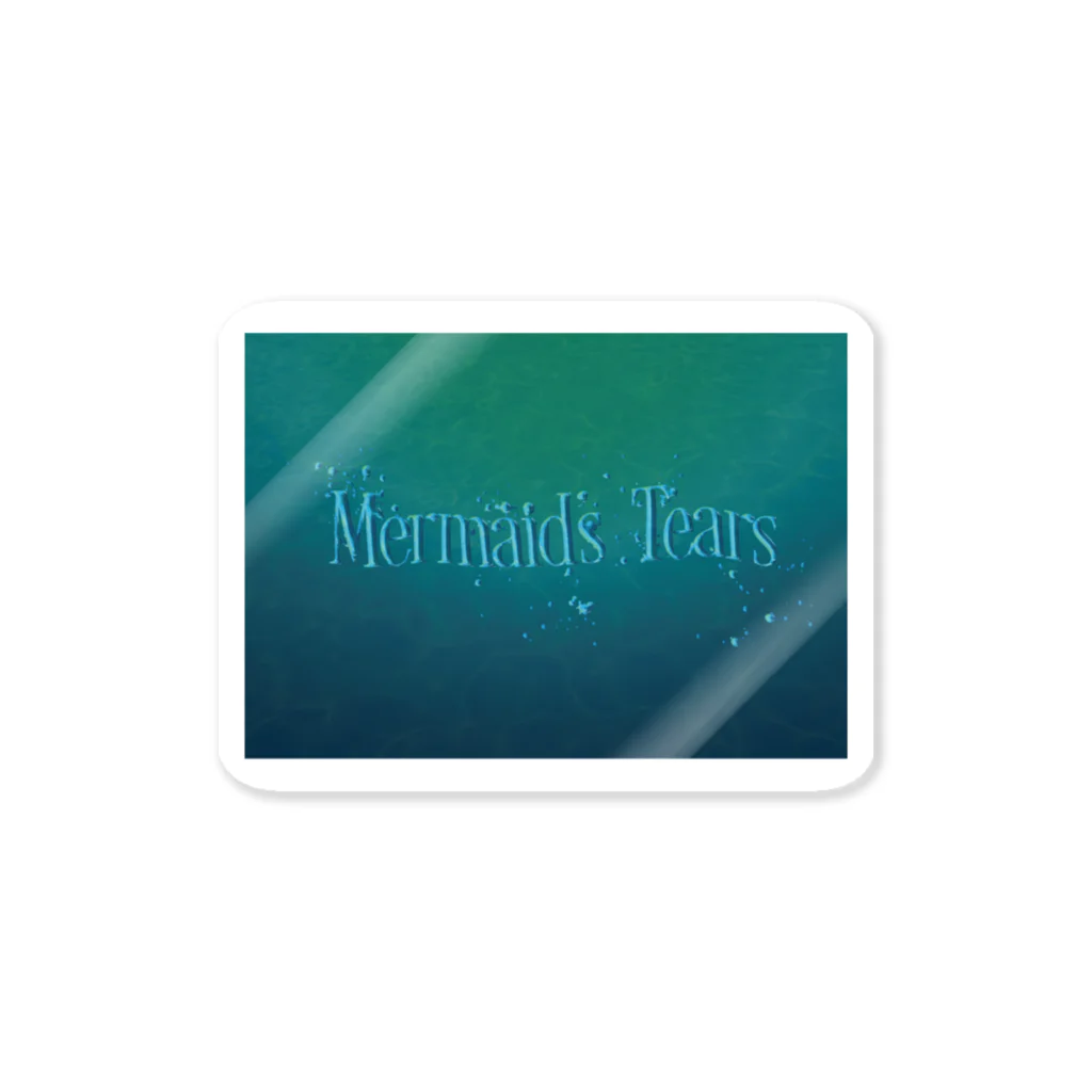 Sayaka Abe の‘人魚の涙’ Graphic　from Mermaid’s Tears Sticker