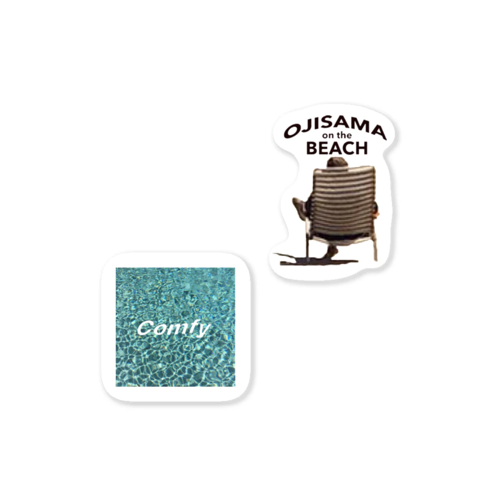 comfy のcomfy and OJISAMA Sticker