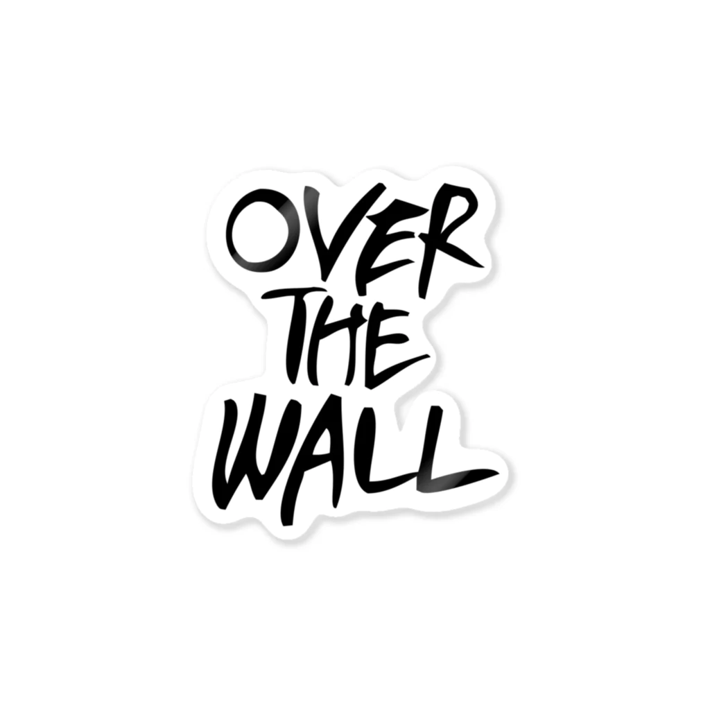 OVER THE WALLのOVER THE WALL ステッカー