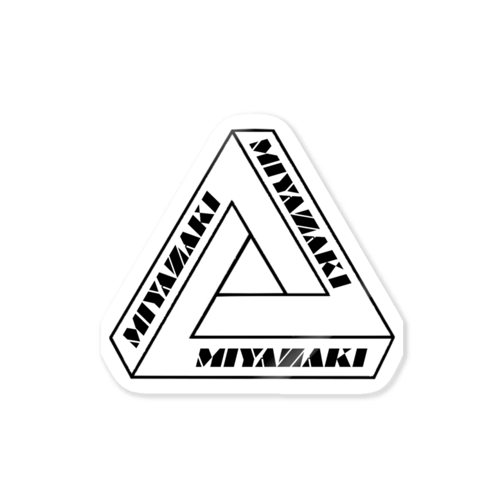 宮崎県民総活躍委員会のTRIANGLE Sticker