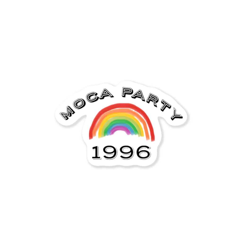 moca partyのRainbow  ステッカー