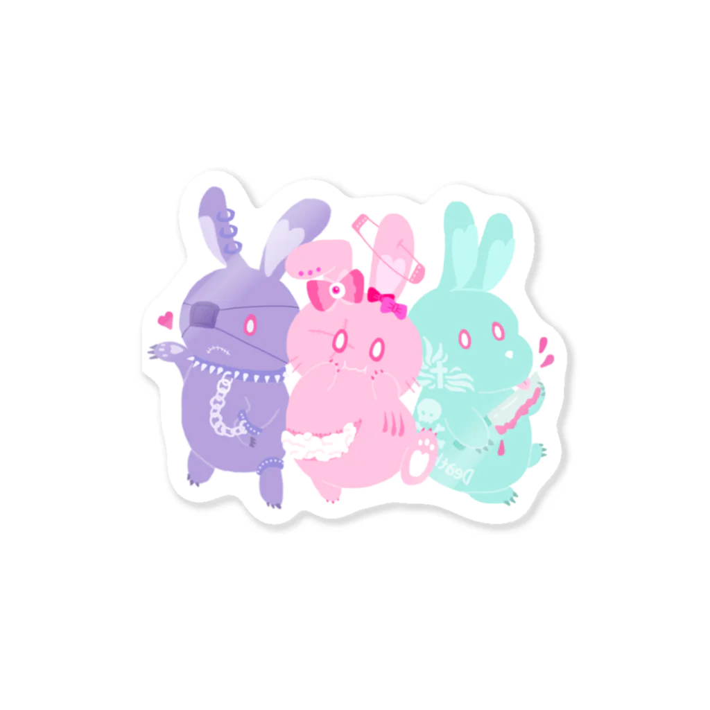 あいこの病みうさ Sticker