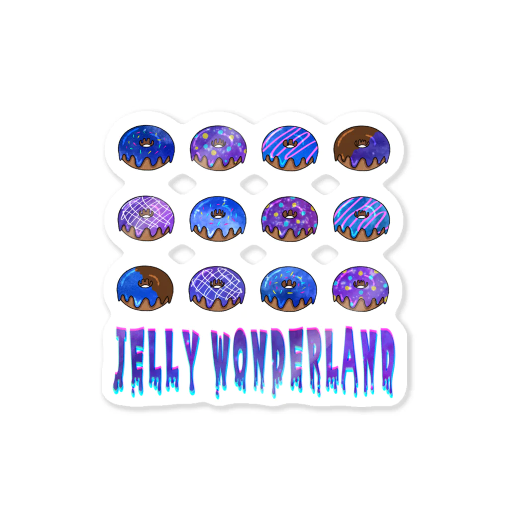 【公式】JELLY WONDERLAND【ショップ】のジェリードーナツ Sticker